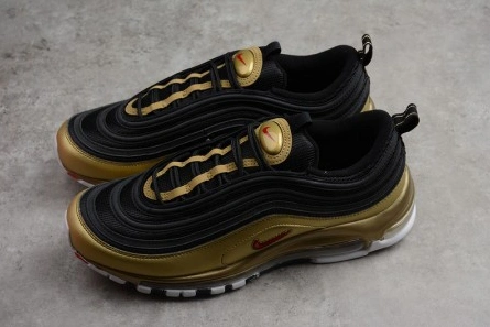 Best-value HighQuality 3779 Nike Air Max 97 'Black Metallic Gold' AT5458-002