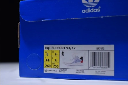 Fair-priced HighQuality 5405 ADIDAS EQT SUPPORT BOOST 93 17 WHITE   Turbo Red BA7473
