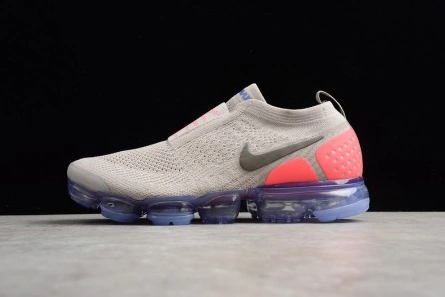 HighQuality 5607 Nike Air VaporMax Flyknit Moc 2  Moon Particle Solar Red-Indigo Burst AH7006-201