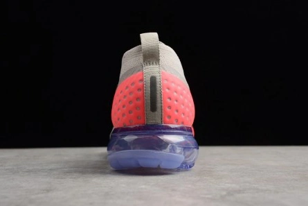 Mirror HighQuality 5607 Nike Air VaporMax Flyknit Moc 2  Moon Particle Solar Red-Indigo Burst AH7006-201