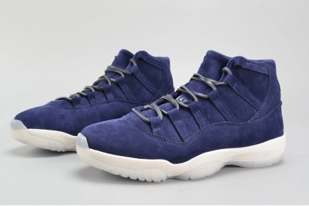 Fashion duplicate HighQuality 9288 AIR JORDAN 11 RETRO DEREK JETER NAVY SUEDE 351792-147