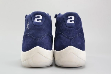 Fashion duplicate HighQuality 9288 AIR JORDAN 11 RETRO DEREK JETER NAVY SUEDE 351792-147