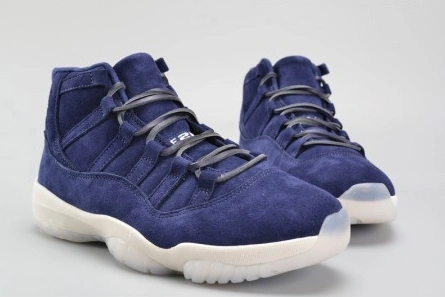 Fashion duplicate HighQuality 9288 AIR JORDAN 11 RETRO DEREK JETER NAVY SUEDE 351792-147