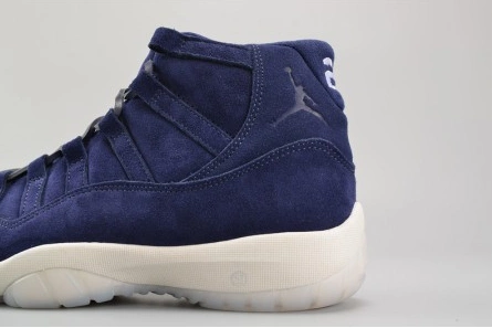 Fashion duplicate HighQuality 9288 AIR JORDAN 11 RETRO DEREK JETER NAVY SUEDE 351792-147