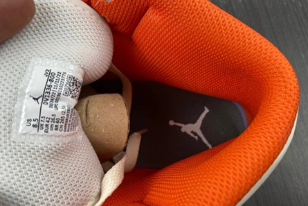 Premium replica Jordan 1 Mid SE Orange Suede DV1336-800 TopPick 2971