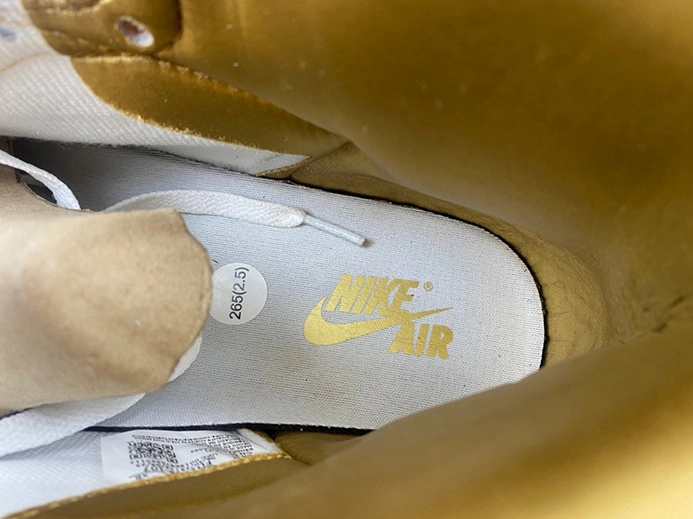 Mirror quality Jordan 1 Retro High OG Metallic Gold (Women's)  FD2596-107 Comfortable 2329
