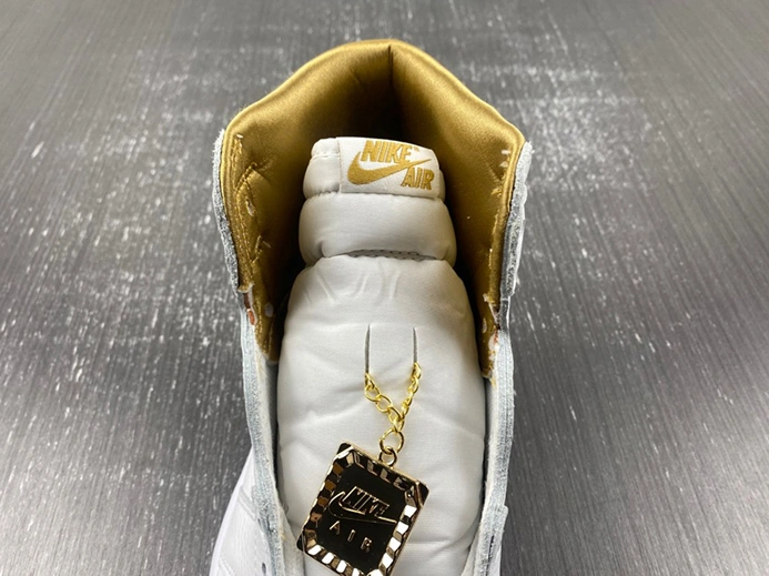 Mirror quality Jordan 1 Retro High OG Metallic Gold (Women's)  FD2596-107 Comfortable 2329