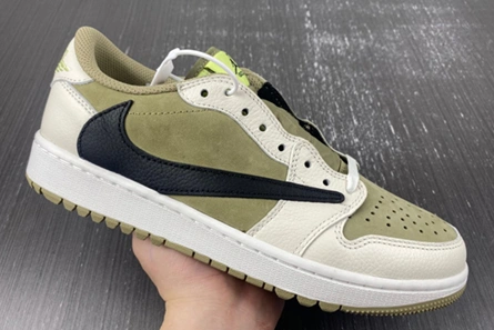 Best-value Jordan 1 Retro Low Golf Travis Scott Neutral Olive FZ3124-200 NewStyle 7071