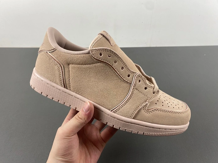 Style match Jordan 1 Retro Low NS Particle Beige (Women's)  AO1935-204 Comfortable 8611