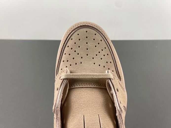 Style match Jordan 1 Retro Low NS Particle Beige (Women's)  AO1935-204 Comfortable 8611
