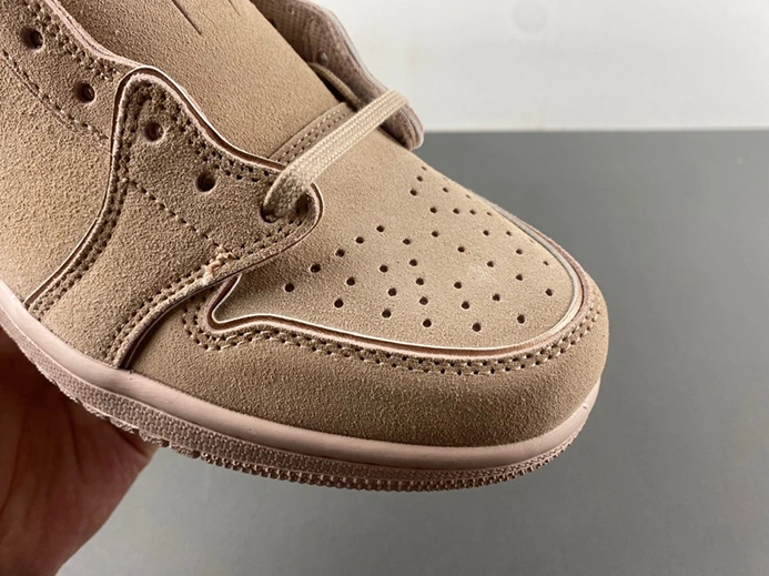 Style match Jordan 1 Retro Low NS Particle Beige (Women's)  AO1935-204 Comfortable 8611