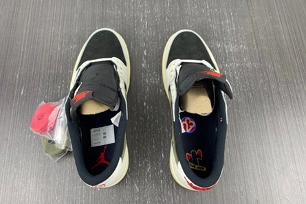 Master copy Jordan 1 Retro Low OG SP Travis Scott Olive (W)  DZ4137-106 EasyMatch 7081