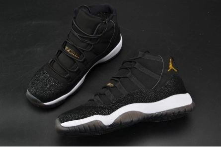 Non-authentic version Jordan 11 Retro Heiress Black Stingray (GS) 852625-030 Sophisticated 1152