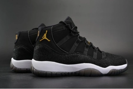 Non-authentic version Jordan 11 Retro Heiress Black Stingray (GS) 852625-030 Sophisticated 1152