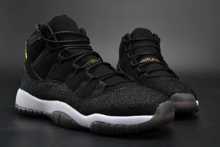 Non-authentic version Jordan 11 Retro Heiress Black Stingray (GS) 852625-030 Sophisticated 1152