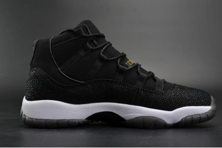 Non-authentic version Jordan 11 Retro Heiress Black Stingray (GS) 852625-030 Sophisticated 1152