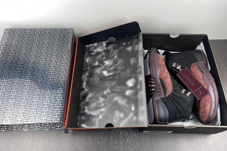 Non-authentic version Jordan 12 Retro A Ma Maniére Black  DV6989-001 GoAnywhere 1620