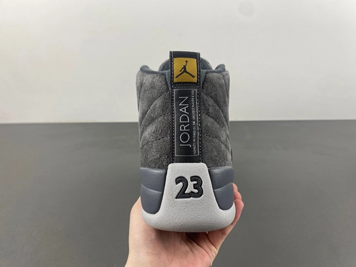 Jordan 12 Retro Dark Grey 130690-005 Vibrant 3712