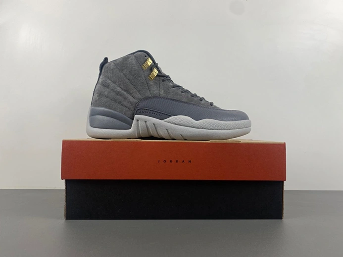 Replica Jordan 12 Retro Dark Grey 130690-005 Vibrant 3712