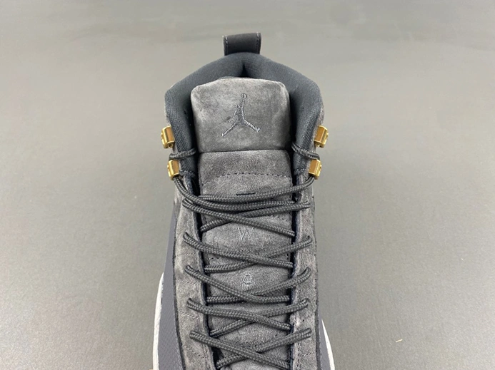 Replica Jordan 12 Retro Dark Grey 130690-005 Vibrant 3712