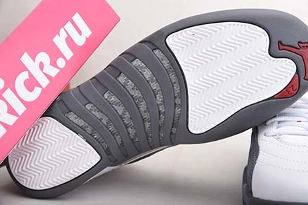 Cost-effective Jordan 12 Retro White Dark Grey  130690-160 Lightweight 9626