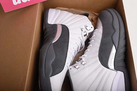 Cost-effective Jordan 12 Retro White Dark Grey  130690-160 Lightweight 9626