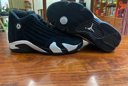 Lookalike Jordan 14 Retro Black White  487471-016 Timeless 5554