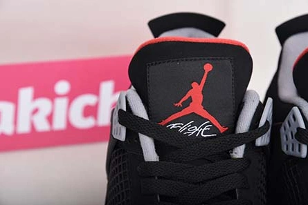 Parallel design Jordan 4 Bred  Black Cement (2019) - 308497-060 Compact 1787