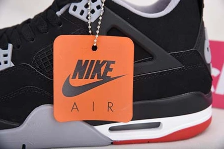 Parallel design Jordan 4 Bred  Black Cement (2019) - 308497-060 Compact 1787