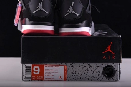 Accessible luxury Jordan 4 Retro Black Cement 308497-089 Practical 2667
