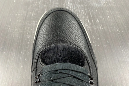 1:1 copy Jordan 4 Retro Pony Hair Black 819139-010 AllSeason 6995