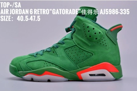 Cost-effective Jordan 6 Retro Gatorade Green AJ5986-335 Flexible 9310