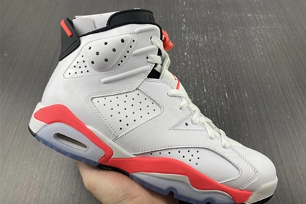 Deal-worthy Jordan 6 Retro Infrared White  384664-123 BestValue 6375