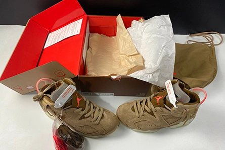 Close-to-original Jordan 6 Retro Travis Scott British Khaki DH0690-200 ModernLook 1591