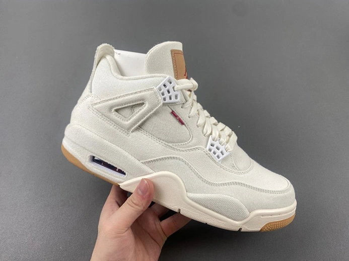 Superclone Levi's x Air Jordan 4 'White' AO2571-100 Sophisticated 7550