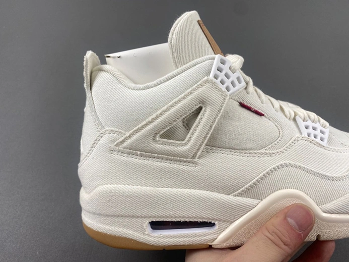 Superclone Levi's x Air Jordan 4 'White' AO2571-100 Sophisticated 7550