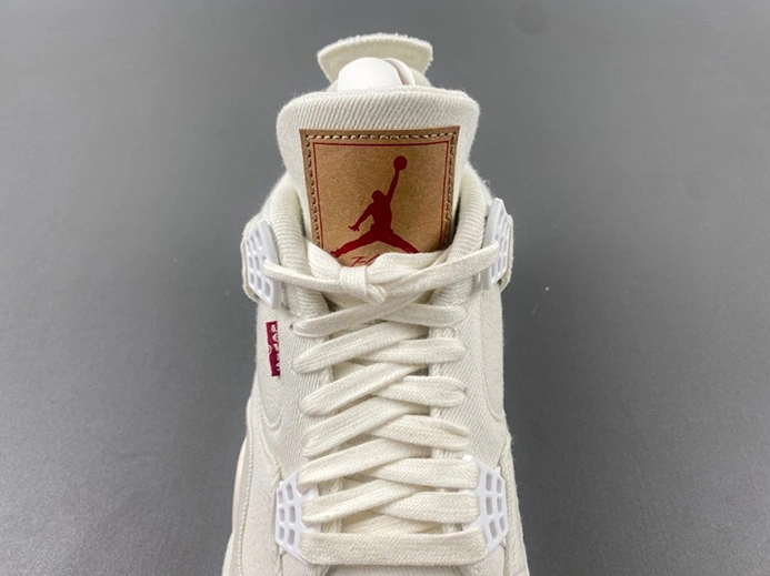 Superclone Levi's x Air Jordan 4 'White' AO2571-100 Sophisticated 7550
