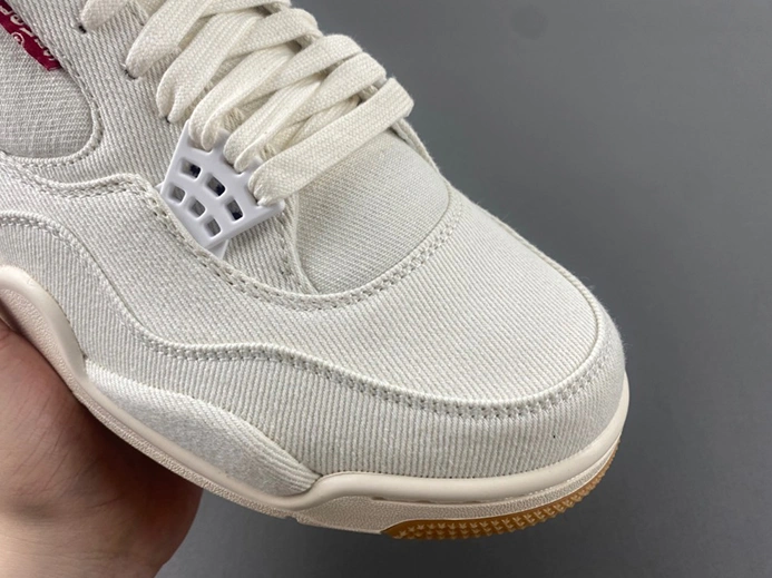 Superclone Levi's x Air Jordan 4 'White' AO2571-100 Sophisticated 7550