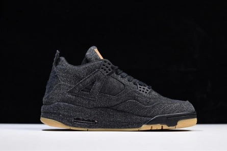 Lookalike Levi's x Air Jordan 4 'black' AO2571-001 Cozy 6127
