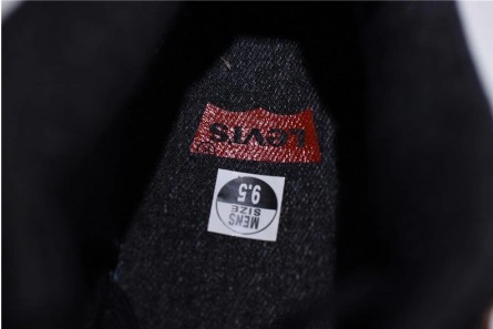 Lookalike Levi's x Air Jordan 4 'black' AO2571-001 Cozy 6127