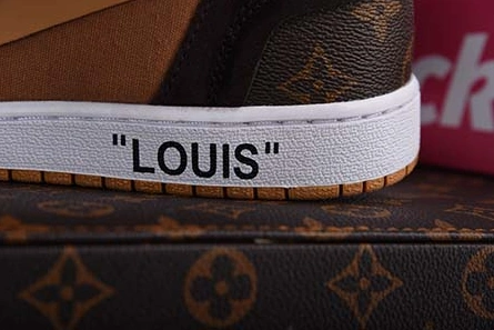 Everyday-priced Louis Vuitton x Off-White x Air Jordan 1 Customs MENS AQ0818-158 Minimalist 2338