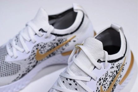 Wallet-friendly Men's Nike Epic React Flyknit White Black-Gold AQ0067-071 Reliable 3816