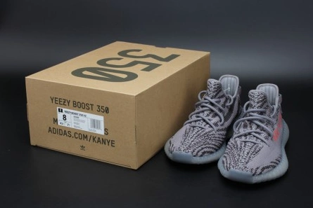High-tier replica Modern 579 adidas Yeezy Boost 350 V2 Beluga 2.0 Grey Bold Orange AH2203