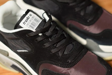 Reasonably priced ModernLook 6227 Balenciaga Triple S Black Burgundy 514008 W09S1 1058