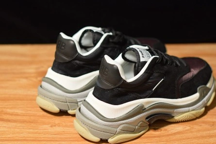 Reasonably priced ModernLook 6227 Balenciaga Triple S Black Burgundy 514008 W09S1 1058