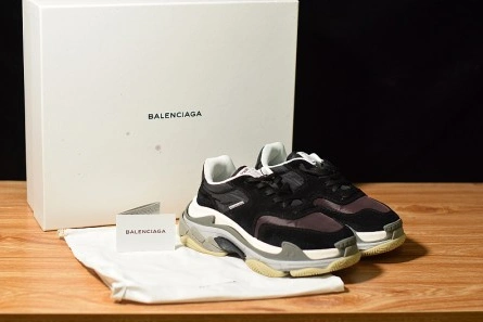 Reasonably priced ModernLook 6227 Balenciaga Triple S Black Burgundy 514008 W09S1 1058