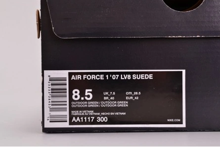 Wallet-friendly ModernLook 7490 Nike Air Force 1 ´07 LV8 Suede  Outdoor Green Brand MENS AA1117-300