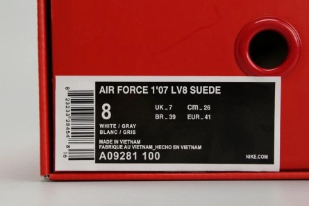 Modestly priced NIKE AIR FORCE 1’07 LV8 SUEDE WHITE A09281-100 Trendsetting 2856