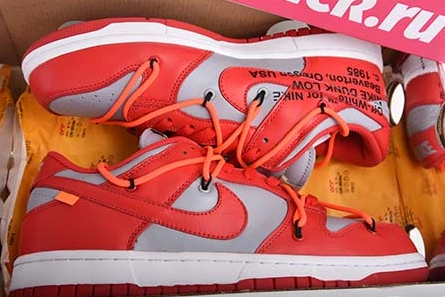 Entry-level luxury NIKE DUNK LOW OFF-WHITE UNIVERSITY RED - CT0856-600 Classic 3704