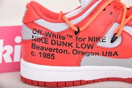 Entry-level luxury NIKE DUNK LOW OFF-WHITE UNIVERSITY RED - CT0856-600 Classic 3704